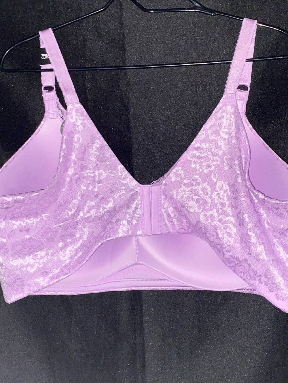 NWT torrid 46DDD LILAC Lace PUSHUP Wire Free Full-Coverage BRA Adj Straps - Picture 8 of 9